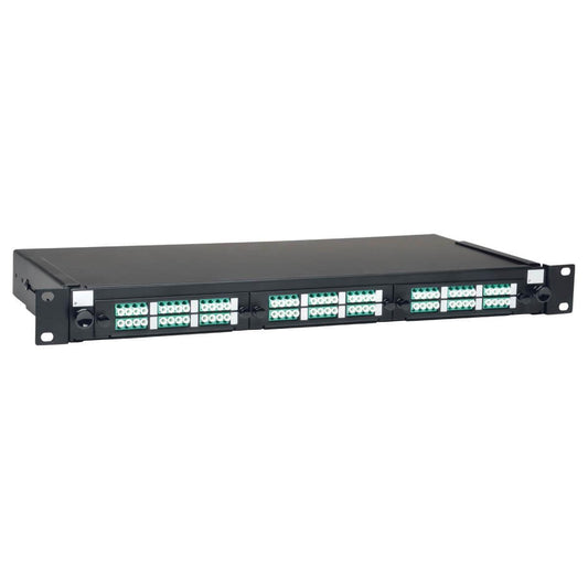 Tripp Lite N492-036-Lclc-E 36-Port Fiber Patch Panel Enclosure, 1U Rack-Mount (Lc/Lc)