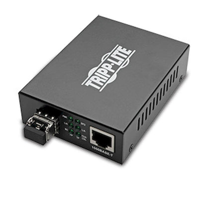 Tripp Lite N785-Int-Lc-Mm Gigabit Multimode Fiber To Ethernet Media Converter, 10/100/1000 Lc, International Power Supply, 850 Nm, 550M (1804.46 Ft.)