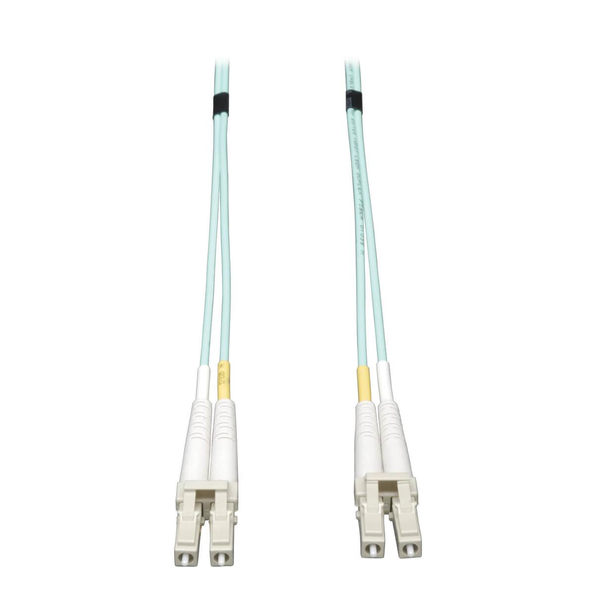 Tripp Lite N820-04M 10Gb Duplex Multimode 50/125 Om3 Lszh Fiber Patch Cable (Lc/Lc) - Aqua, 4M (13 Ft.)