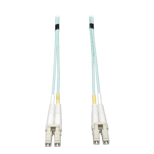 Tripp Lite N820-04M 10Gb Duplex Multimode 50/125 Om3 Lszh Fiber Patch Cable (Lc/Lc) - Aqua, 4M (13 Ft.)