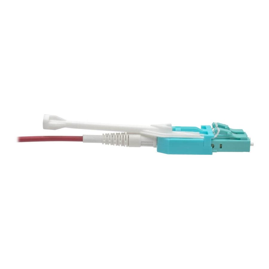 Tripp Lite N821-05M-Mg-T 10G Duplex Multimode 50/125 Om4 Lszh Fiber Optic Cable (Lc/Lc), Push/Pull Tabs, Magenta, 5 M