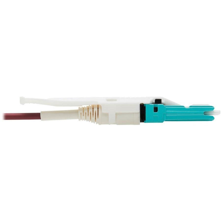 Tripp Lite N822C-05M-Mg 400G Duplex Multimode 50/125 Om4 Fiber Optic Cable (Cs-Pc/Cs-Pc), Round Lszh Jacket, Magenta, 5 M