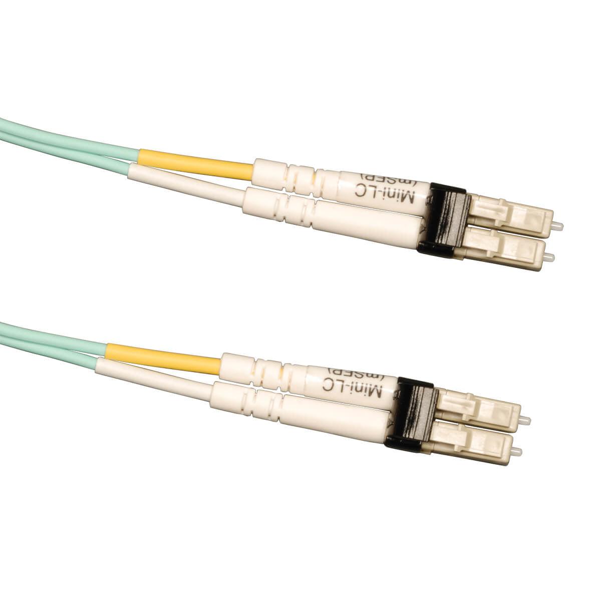 Tripp Lite N838-03M 10Gb Duplex Multimode 50/125 Om3 Lszh Fiber Patch Cable (Mini-Lc / Mini-Lc) - Aqua, 3M (10 Ft.)