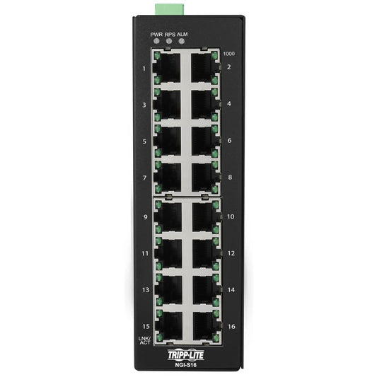 Tripp Lite Ngi-S16 Network Switch Managed Gigabit Ethernet (10/100/1000) Black