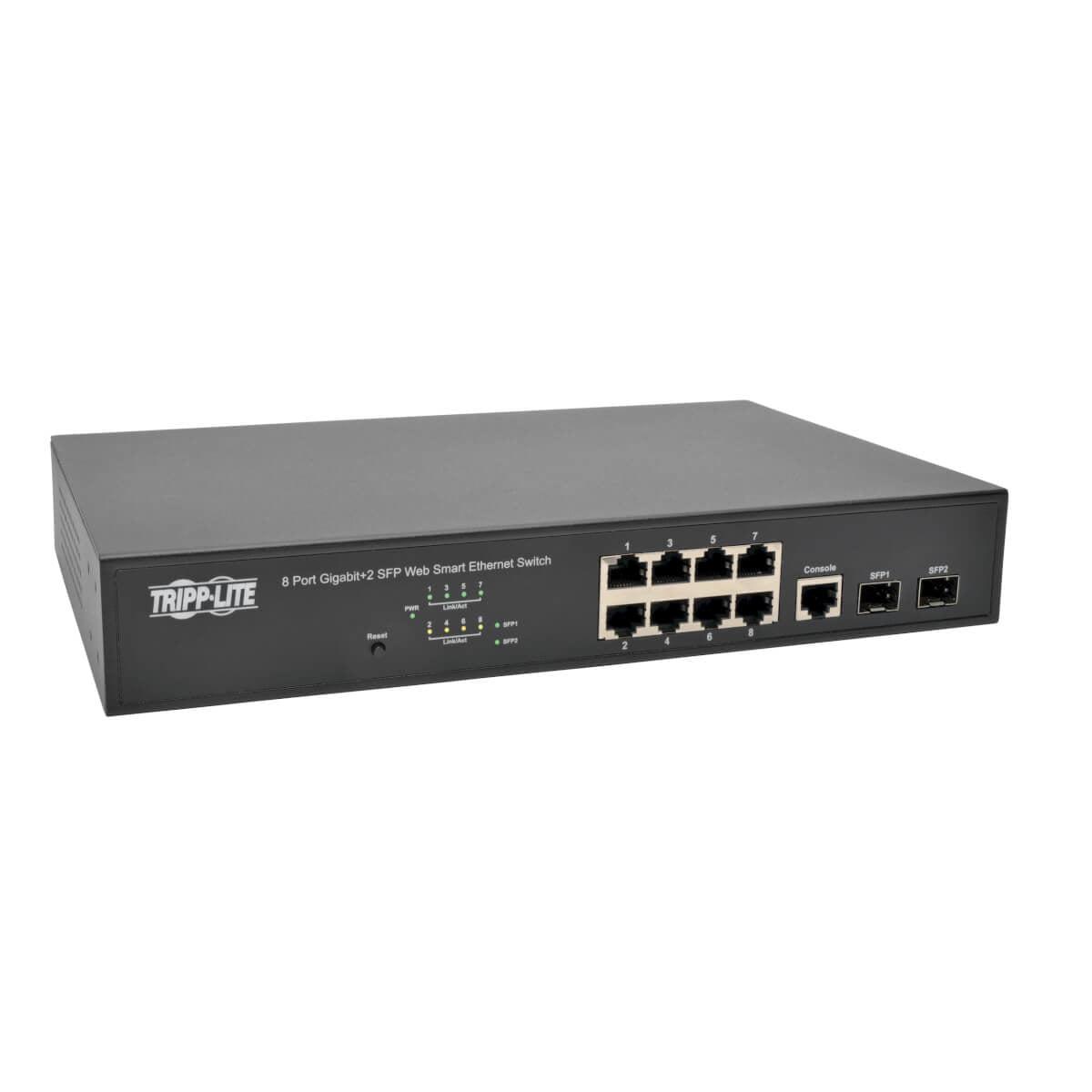 Tripp Lite Ngs8C2 Network Switch L2 Gigabit Ethernet (10/100/1000) 1U Black