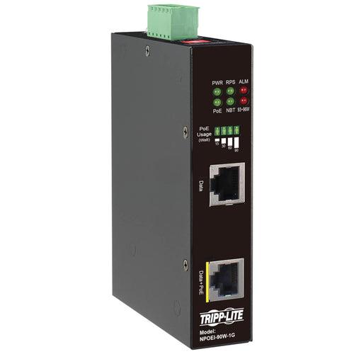 Tripp Lite Npoei-90W-1G Industrial Gigabit Ethernet Poe Injector, 90W Poe++, 802.3Bt, Midspan,