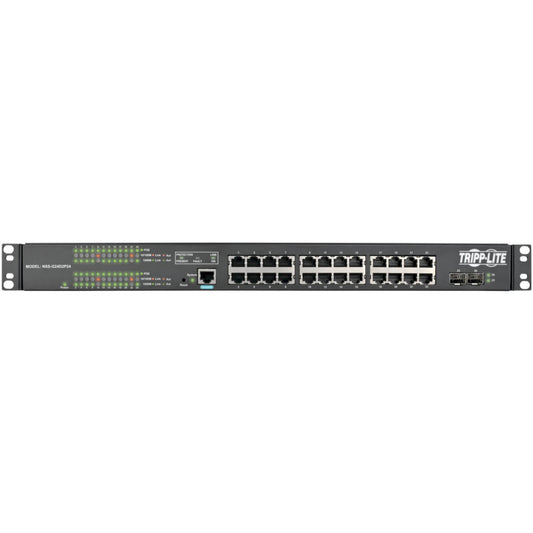 Tripp Lite Nss-G24D2P24 Network Switch Managed L2 Gigabit Ethernet (10/100/1000) Power Over Ethernet (Poe) 1U Black