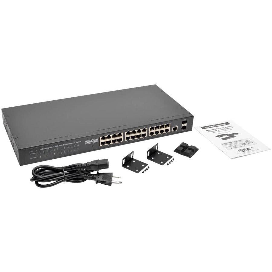 Tripp Lite Ngs24C2 Network Switch Managed L2 Gigabit Ethernet (10/100/1000) 1U Black