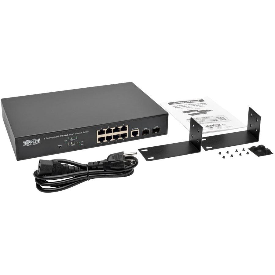 Tripp Lite Ngs8C2 Network Switch L2 Gigabit Ethernet (10/100/1000) 1U Black