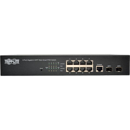 Tripp Lite Ngs8C2Poe Network Switch Managed L2 Gigabit Ethernet (10/100/1000) Power Over Ethernet (Poe) 1U Black