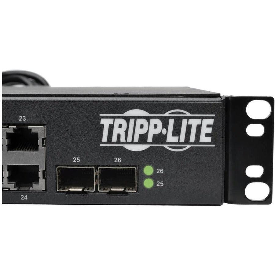 Tripp Lite Nss-G24D2 Network Switch Managed L2 Gigabit Ethernet (10/100/1000) 1U Black