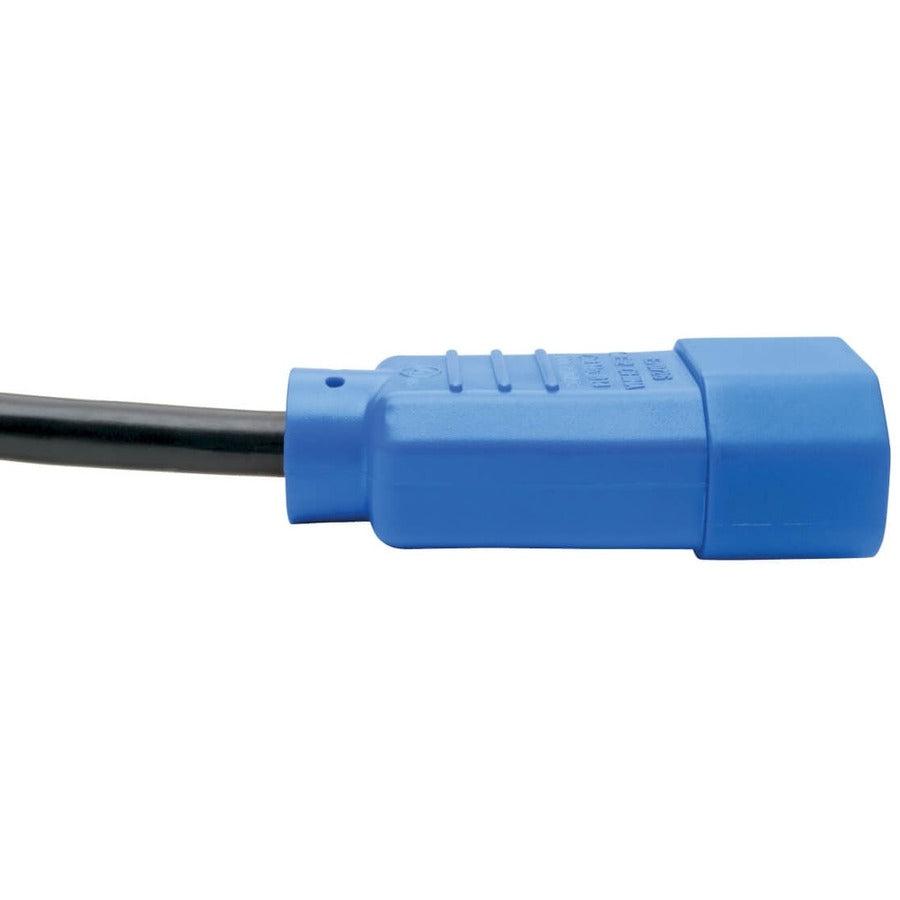 Tripp Lite P004-004-Bl Pdu Power Cord, C13 To C14 - 10A, 250V, 18 Awg, 4 Ft. (1.22 M), Blue