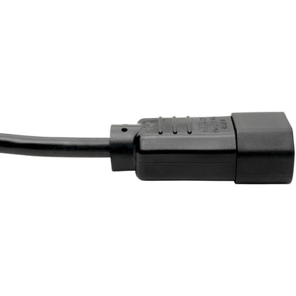 Tripp Lite P004-006-2C13 C14 Male To C13 Female Splitter, Pdu Style - C14 To 2X C13, 10A, 250V, 18 Awg, 6 Ft. (1.83 M), Black