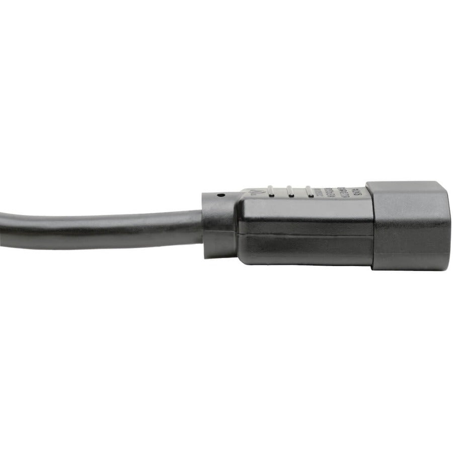 Tripp Lite P005-18N Heavy-Duty Pdu Power Cord, C13 To C14 - 15A, 250V, 14 Awg, 1.5 Ft. (0.45 M), Black
