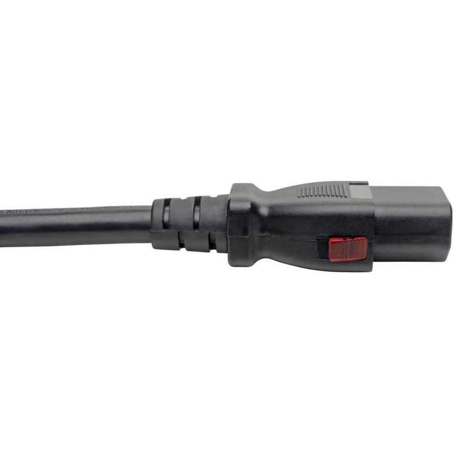 Tripp Lite P005-L10 Heavy-Duty Pdu Power Cord, Locking C13 To C14 - 15A, 250V, 14 Awg, 10 Ft. (3.05 M)
