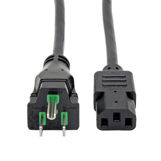 Tripp Lite P006-010-Hg10 Power Cable Black 3 M Nema 5-15P C13 Coupler