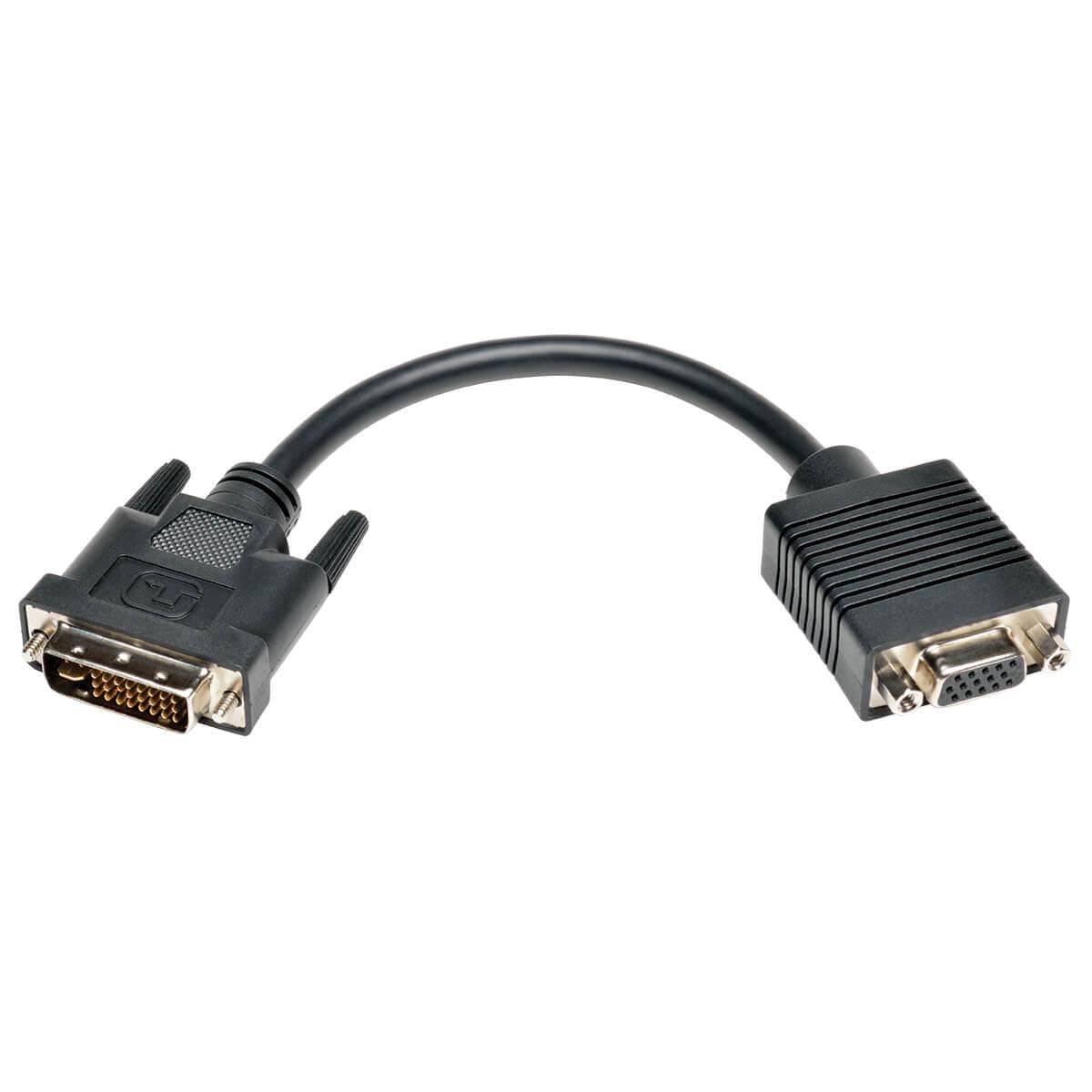 Tripp Lite P120-08N Dvi To Vga Adapter Cable (Dvi-I Dual-Link To Hd15 M/F), 8 In. (20.3 Cm)