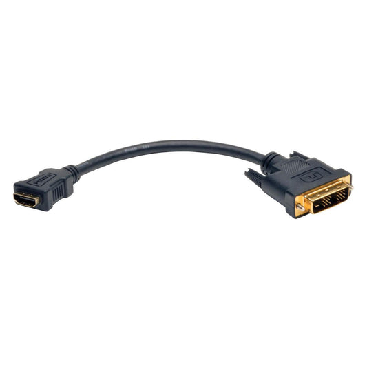 Tripp Lite P130-08N Hdmi To Dvi-D Adapter Cable (F/M), 8 In. (20.3 Cm)