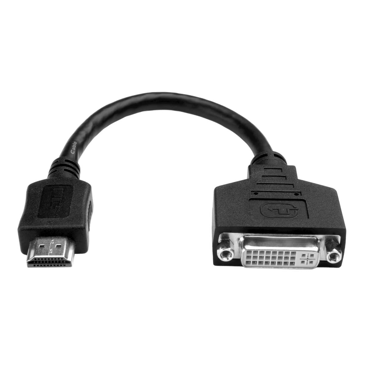 Tripp Lite P132-08N Hdmi To Dvi Adapter Video Converter (Hdmi-M To Dvi-D F), 8-In. (20.32 Cm)