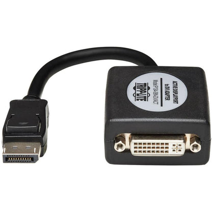 Tripp Lite P134-06N-Dviact Displayport To Dvi Active Adapter Video Converter (M/F), 6-In. (15.24 Cm)