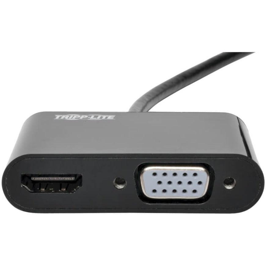 Tripp Lite P136-06N-Hvv2Bp Displayport To Vga/Hdmi All-In-One Converter Adapter, Dp Ver 1.2, 4K 30 Hz Hdmi, 50 Pack