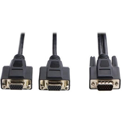 Tripp Lite P516-006-Hr High Resolution Vga Monitor Y Splitter Cable (Hd15 M To 2X Hd15 F), 6 Ft. (1.83 M)