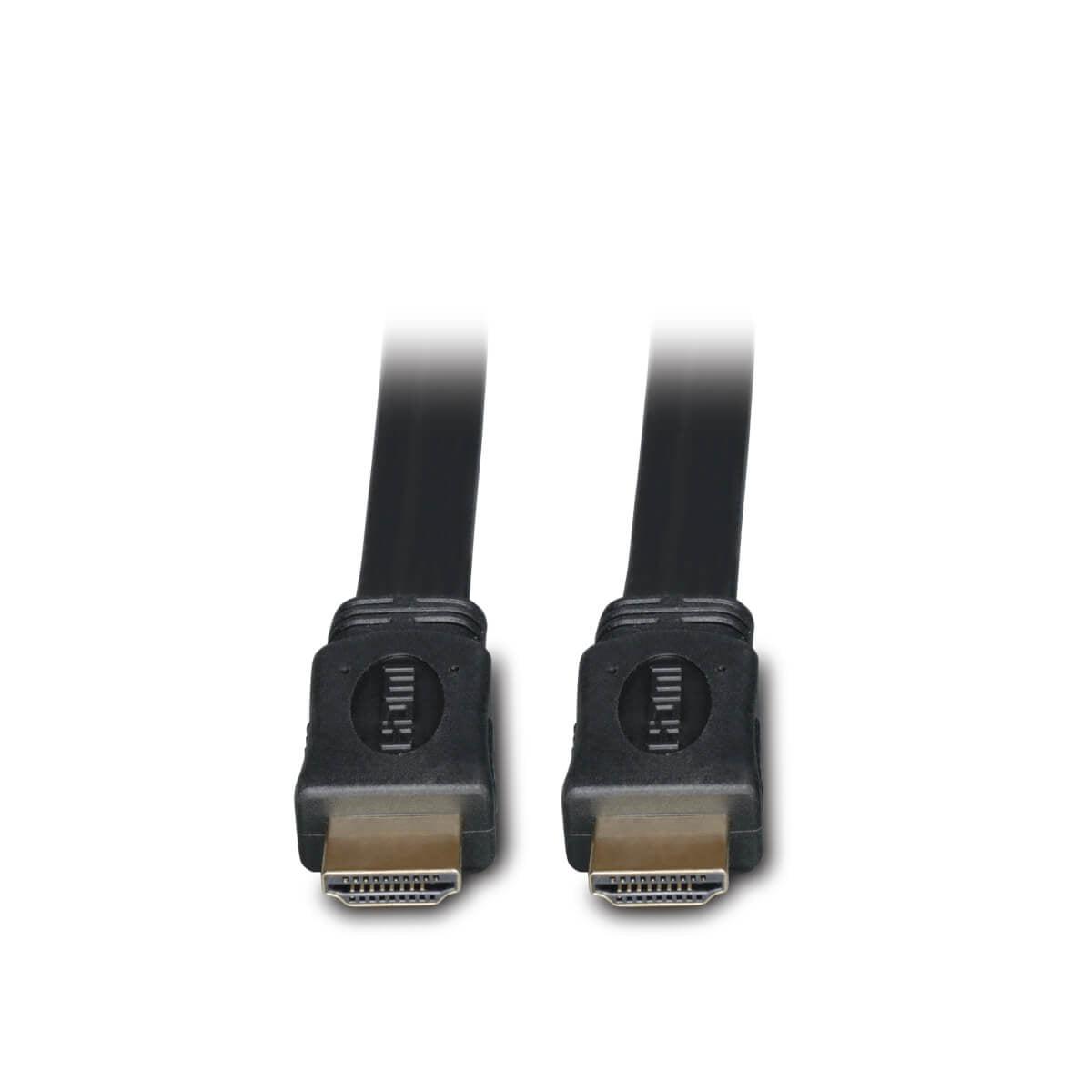 Tripp Lite P568-010-Fl High-Speed Hdmi Flat Cable, Digital Video With Audio, Uhd 4K (M/M), Black, 10 Ft. (3.05 M)
