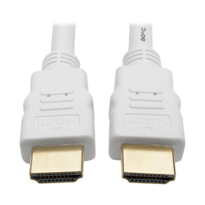 Tripp Lite P568-010-Wh High-Speed Hdmi Cable (M/M) - 4K, Gripping Connectors, White, 10 Ft. (3.1 M)