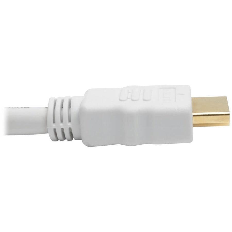 Tripp Lite P568-010-Wh High-Speed Hdmi Cable (M/M) - 4K, Gripping Connectors, White, 10 Ft. (3.1 M)