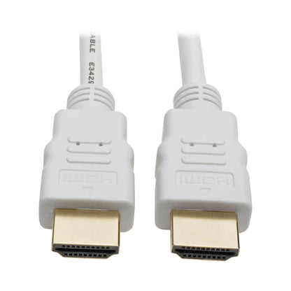 Tripp Lite P568-016-Wh High-Speed Hdmi Cable, Gripping Connectors, 4K @30Hz (M/M), White, 16 Ft. (4.88 M)