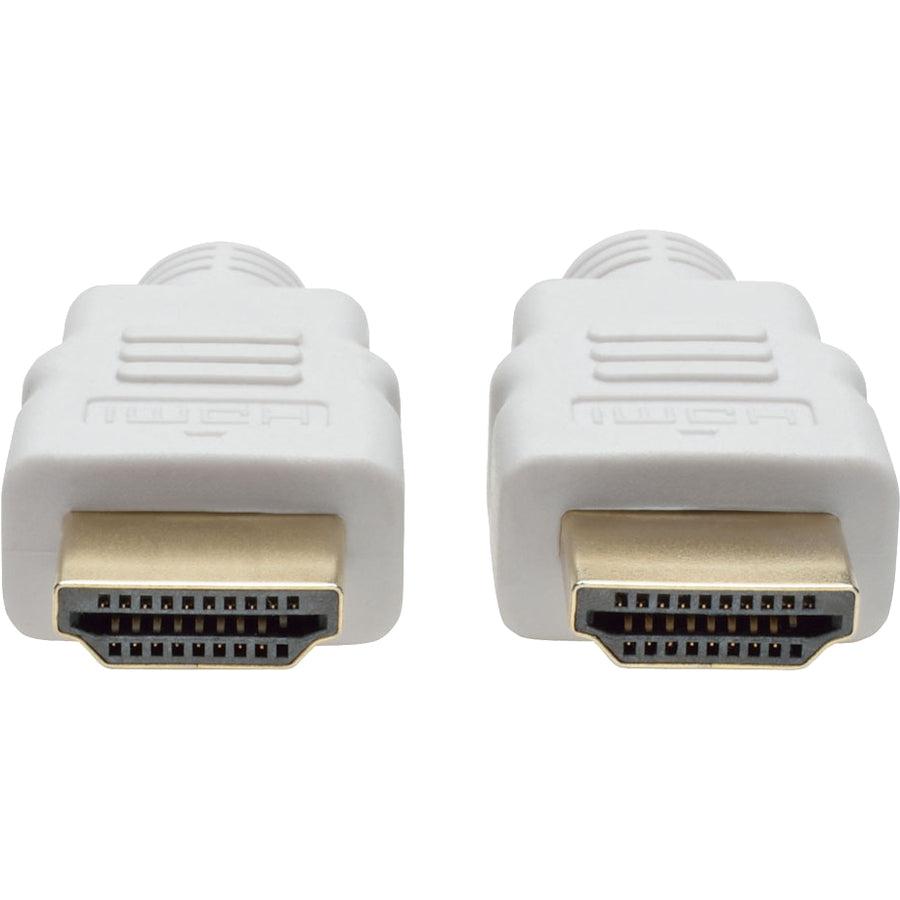 Tripp Lite P568-016-Wh High-Speed Hdmi Cable, Gripping Connectors, 4K @30Hz (M/M), White, 16 Ft. (4.88 M)