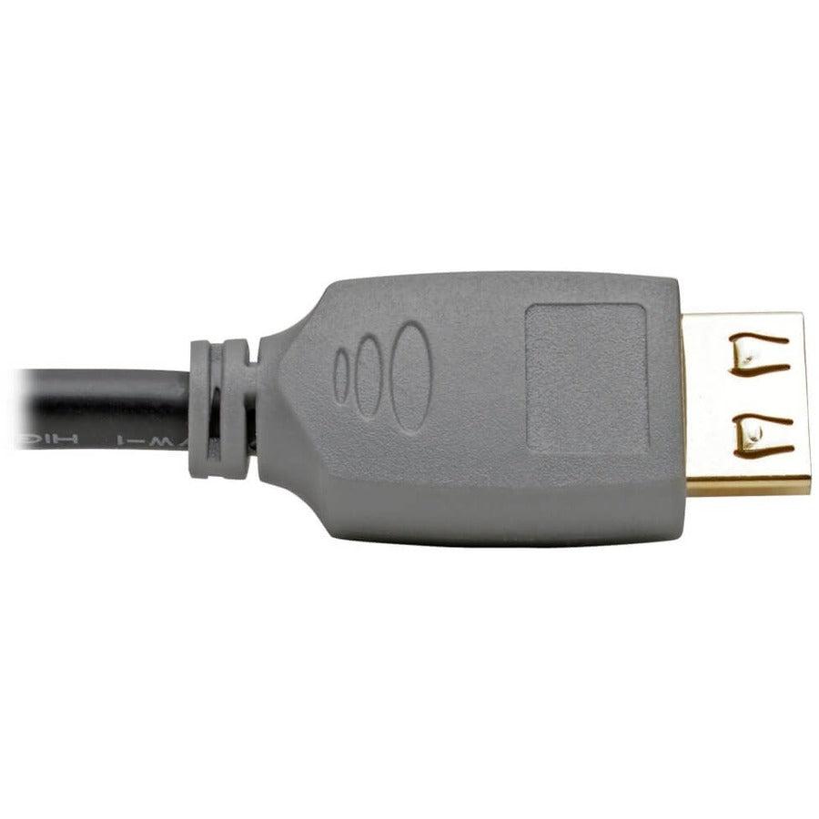 Tripp Lite P568-03M-2A 4K Hdmi Cable (M/M) - 4K 60 Hz, Hdr, 4:4:4, Gripping Connectors, Black, 3 M