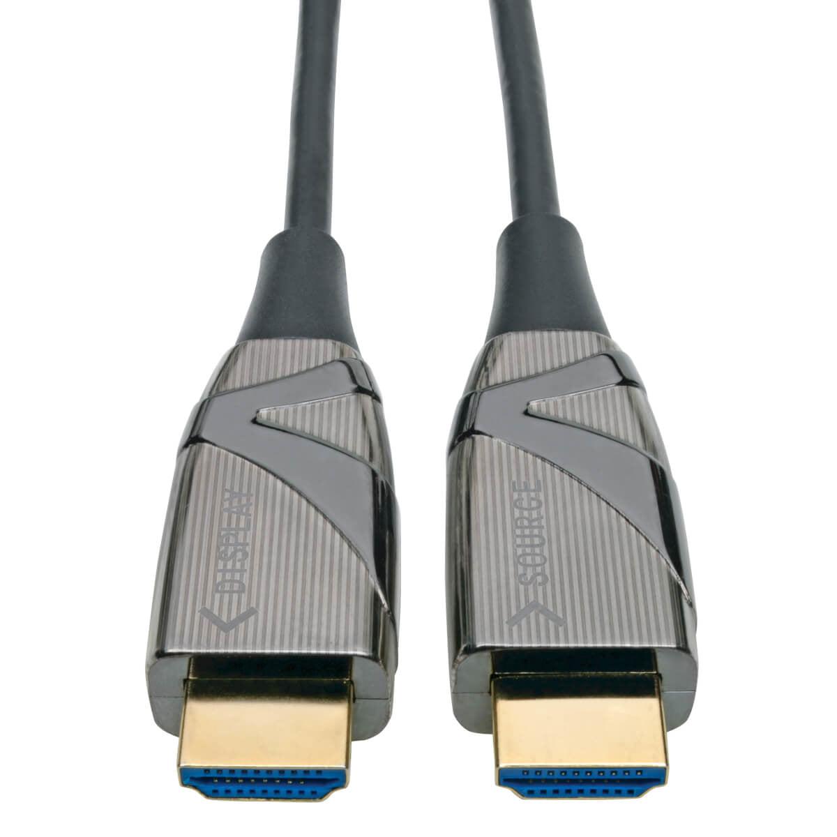 Tripp Lite P568-15M-Fbr 4K Hdmi Fiber Active Optical Cable (Aoc) - 4K 60 Hz, Hdr, 4:4:4 (M/M), 15 M