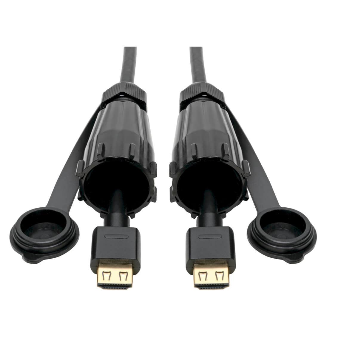 Tripp Lite P569-003-Ind2 High-Speed Hdmi Cable (M/M) - 4K 60 Hz, Hdr, Industrial, Ip68, Hooded Connectors, Black, 3 Ft.