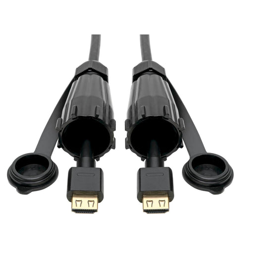 Tripp Lite P569-006-Ind2 High-Speed Hdmi Cable (M/M) - 4K 60 Hz, Hdr, Industrial, Ip68, Hooded Connectors, Black, 6 Ft.