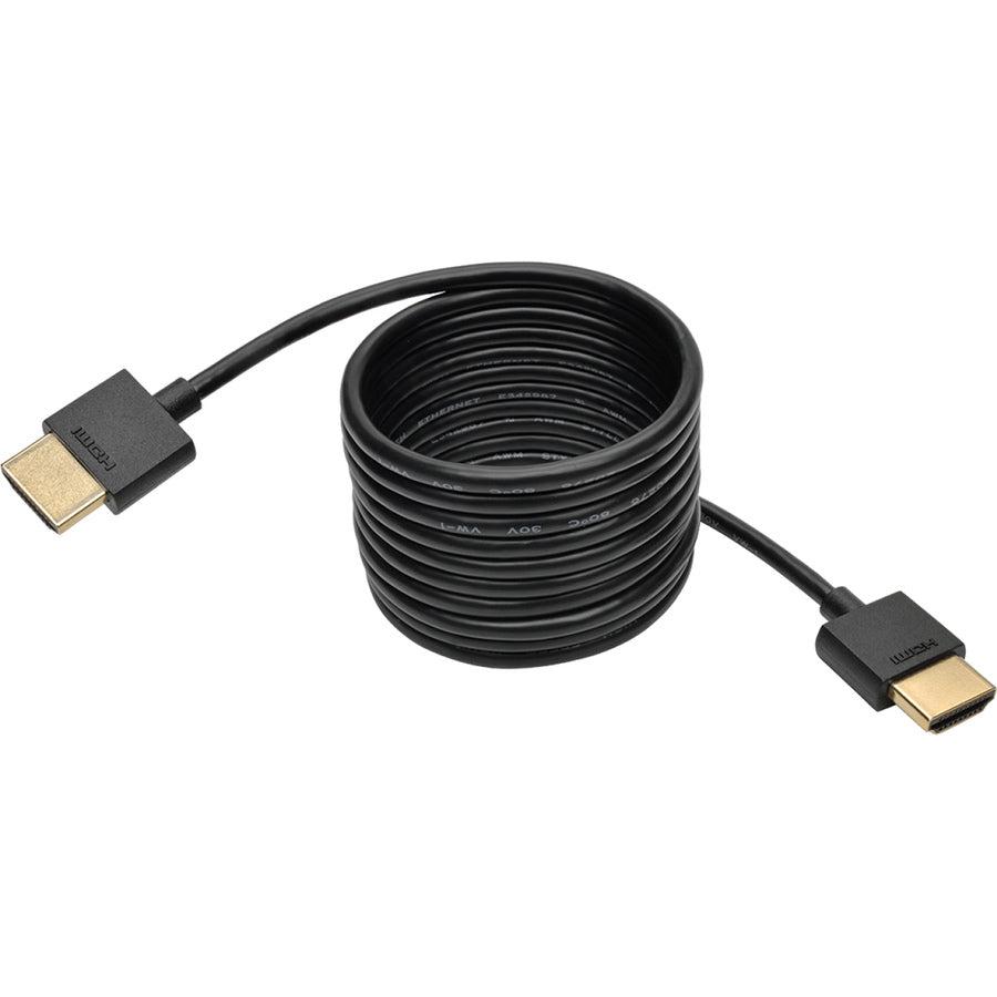 Tripp Lite P569-006-Slim Slim High-Speed Hdmi Cable With Ethernet And Digital Video With Audio, Uhd 4K (M/M), 6 Ft. (1.83 M)