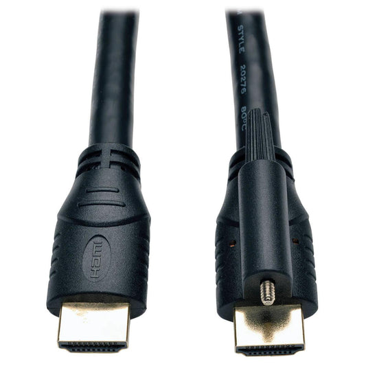 Tripp Lite P569-010-Lock High Speed Hdmi Cable With Ethernet And Locking Connector, Uhd 4K, 24Awg (M/M), 10 Ft. (3.05 M)