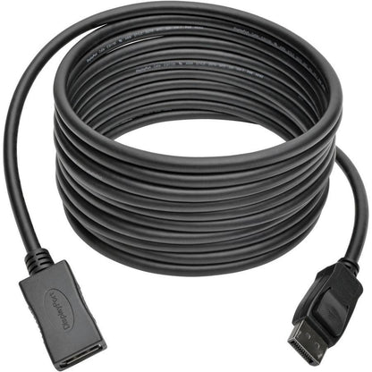 Tripp Lite P579-015 Displayport Extension Cable With Latch, 4K @ 60 Hz, Hdcp 2.2 (M/F), 15 Ft. (4.57 M)