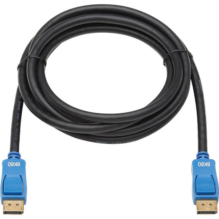 Tripp Lite P580-003-8K6 Displayport 1.4 Cable - 8K Uhd @ 60 Hz, Hdr, Hbr3, Hdcp 2.2, 4:4:4, Bt.2020, M/M, Black, 3 Ft. (0.91 M)