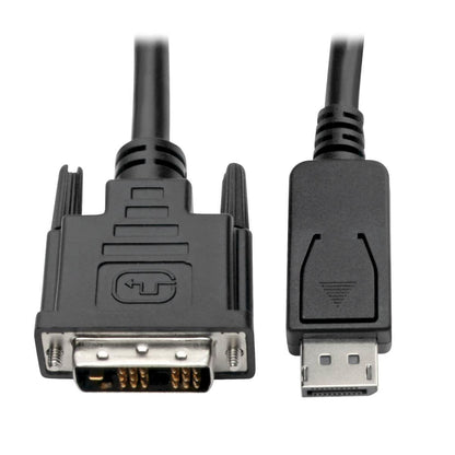 Tripp Lite P581-003 Displayport To Dvi Adapter Cable (Dp With Latches To Dvi-D Single Link M/M), 3 Ft. (0.9 M)