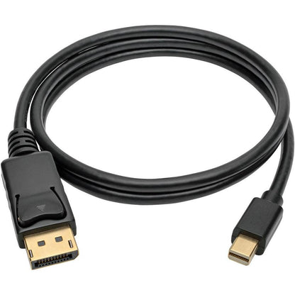 Tripp Lite P583-003-Bk Mini Displayport To Displayport Adapter Cable (M/M), 4K 60 Hz, Black, 3 Ft. (0.9 M)