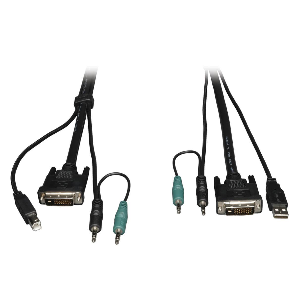 Tripp Lite P759-006 Dvi / Usb / Audio Kvm Cable Kit, 6 Ft. (1.83 M)