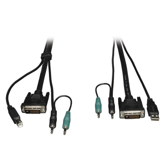 Tripp Lite P759-010 Dvi / Usb / Audio Kvm Cable Kit, 10 Ft. (3.05 M)