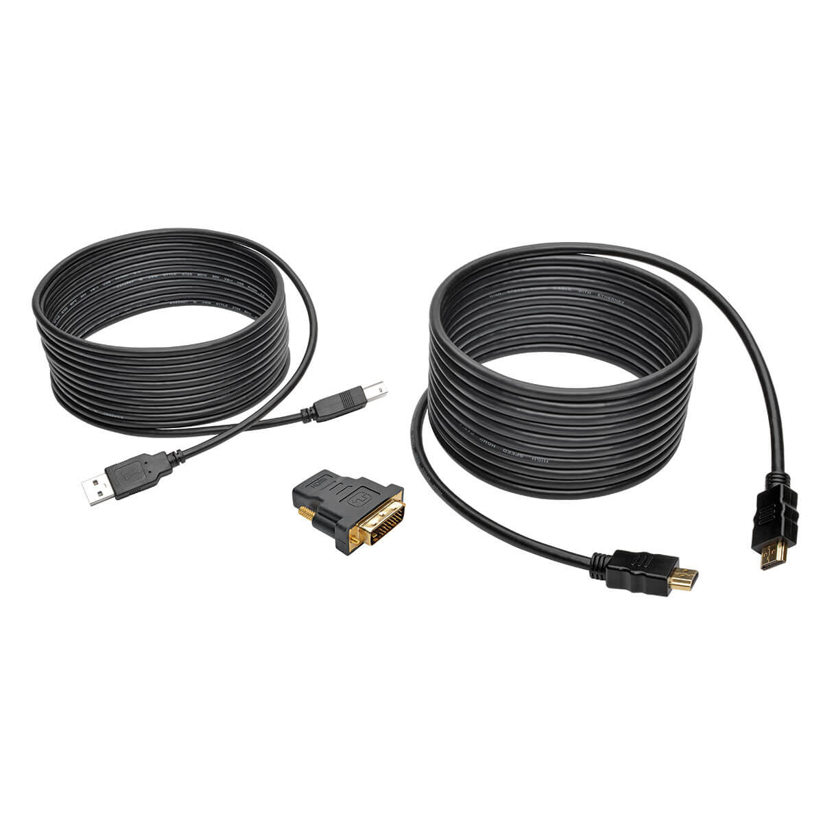 Tripp Lite P782-015-Dh Hdmi/Dvi/Usb Kvm Cable Kit, 15 Ft. (4.57 M)