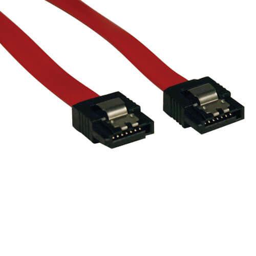 Tripp Lite P940-08I Serial Ata (Sata) Latching Signal Cable 7Pin (M/M), 8-In. (20.32 Cm)