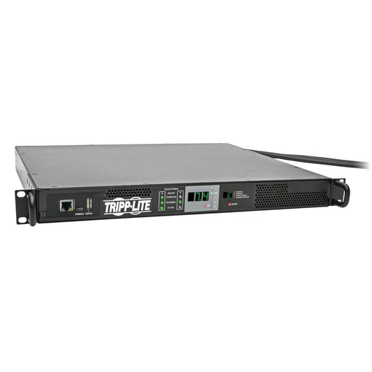 Tripp Lite Pdumnh32Hvat 7.7Kw Single-Phase 200-240V Monitored Automatic Transfer Switch Pdu, Two 32A Iec309 32A Blue Inputs, 1 Iec309 32A Outlet, 1U