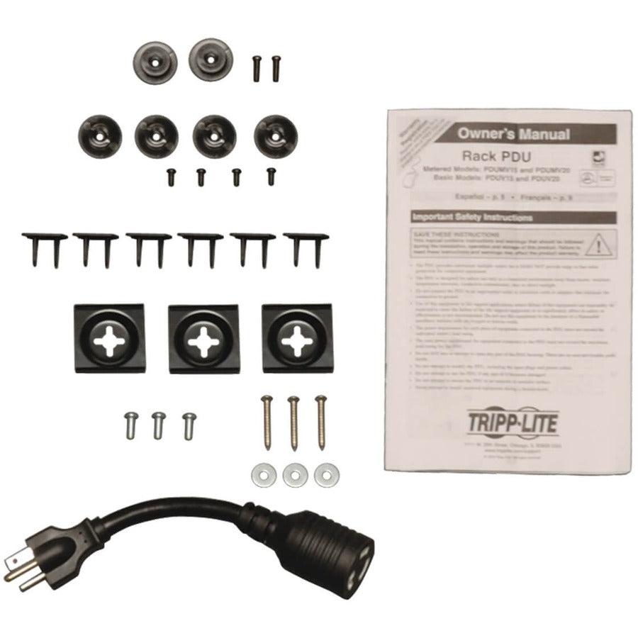 Tripp Lite Pduv20-60 Power Distribution Unit (Pdu) 28 Ac Outlet(S) 0U Black