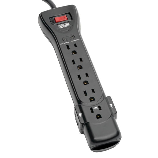 Tripp Lite Protect It! 7-Outlet Surge Protector, 7.62 M (25-Ft.) Cord, 2160 Joules, Black Housing