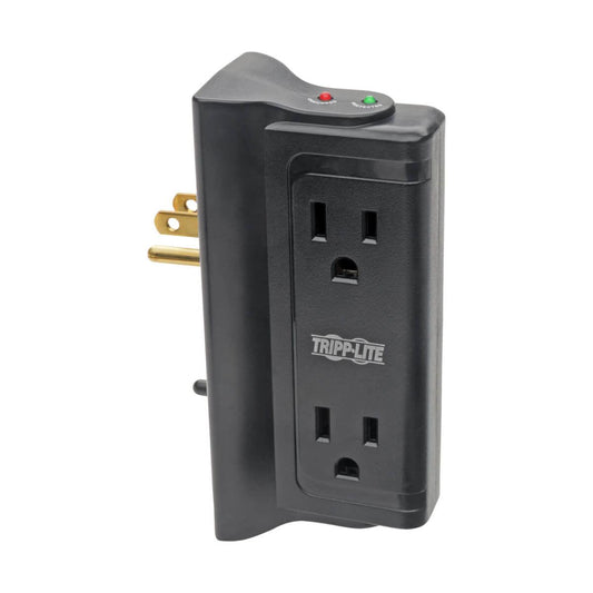 Tripp Lite Protect It! Surge Protector With 4 Side-Mounted Outlets , Direct Plug-In, 670 Joules