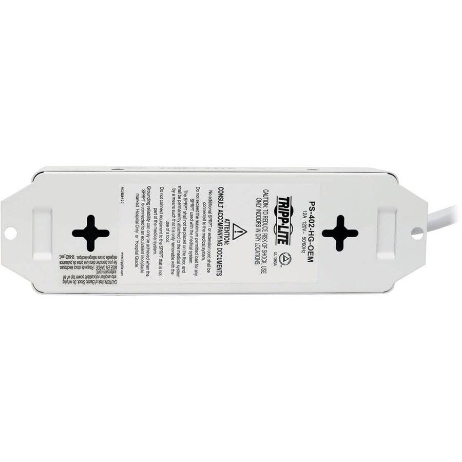 Tripp Lite Ps-402-Hg-Oem Surge Protector White 4 Ac Outlet(S) 120 V 4.572 M
